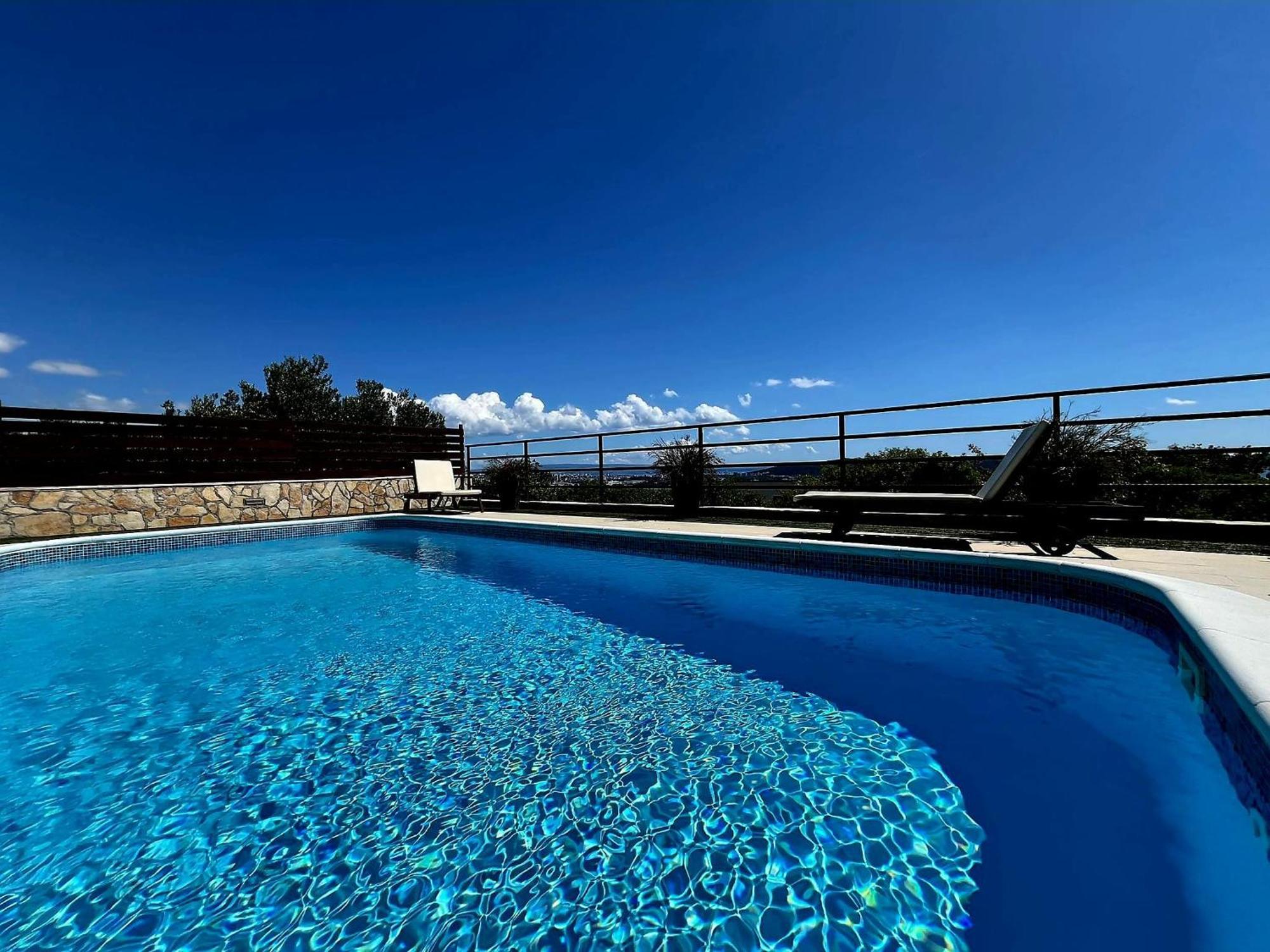 Holiday Home Magic View With Private Heated Pool Kaštela Exteriér fotografie